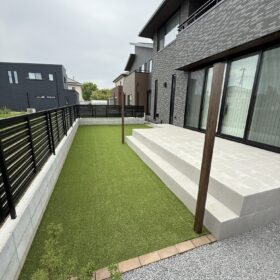 茨城県稲敷郡荒川本郷　K様邸　新築外構工事🌸